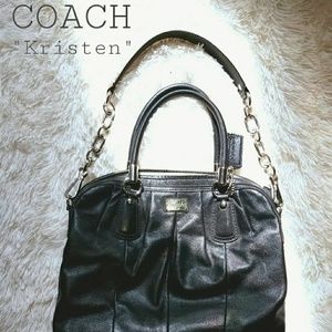 COACH black "Kristen" handbag